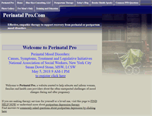 Tablet Screenshot of perinatalpro.com